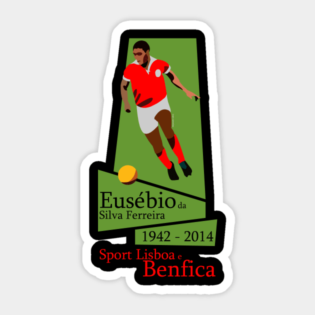 Eusébio Sticker by ivarcorceiro